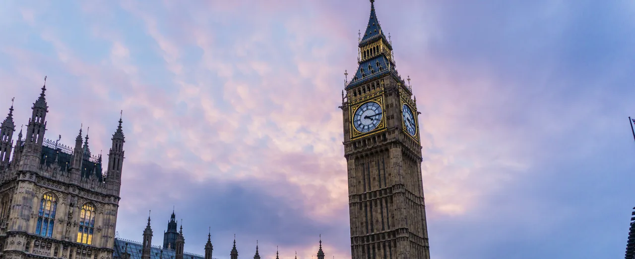 Big Ben and the Houses of Parliament in London, UK