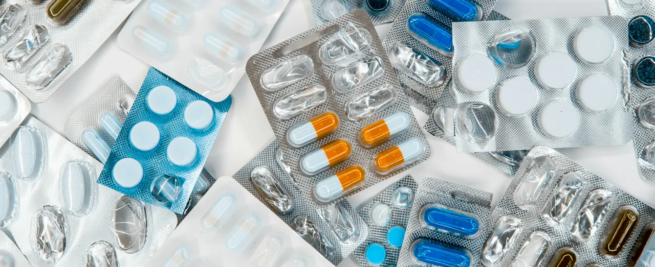 Medicine blister packs representing pharmacy courses abroad